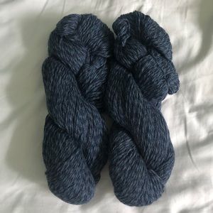 Bundle of 2 Cascade 220 Blue Yarn